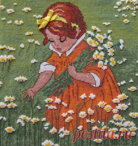 &quot;Девочка в ромашках&quot; PANNA арт. Д-1546