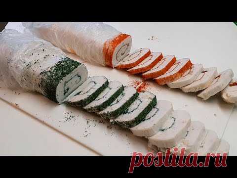 ЭТО ВКУСНЕЕ СОЛЁНОГО САЛА!!! Рулеты из сала с разными начинками!