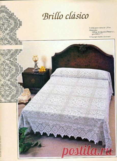 MyM COLCHAS 25 покрывала крючком из испанского журнала