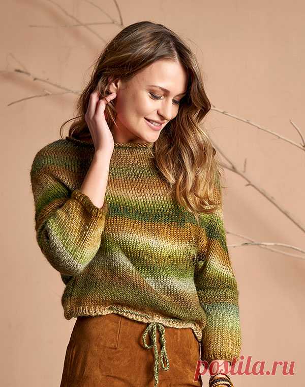 Легкий трикотажный свитер для женщин | Я Вязание - Вязание Шаблоны