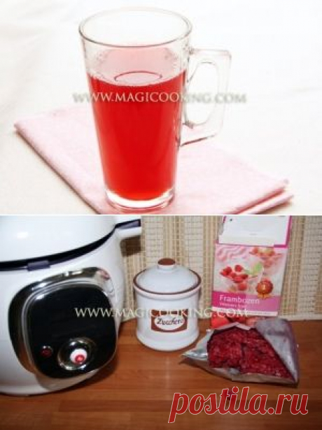 Малиновый морс в мультиварке Moulinex cook4me | Магия кулинарии в Европе