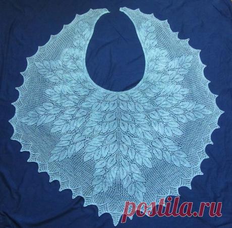 Ravelry: Весна Вуд шаль картина Дениз Бартельс