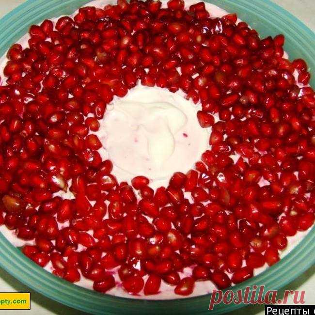 Салат гранатовый браслет с говядиной. Рецепты от Хрумка со вкусом