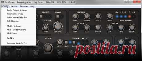 NanoHost freeware - minimalist VST host
