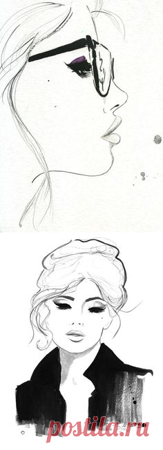 (204) Don't Forget Me, by Jessica Durrant #watercolor #noir #illustration | ART