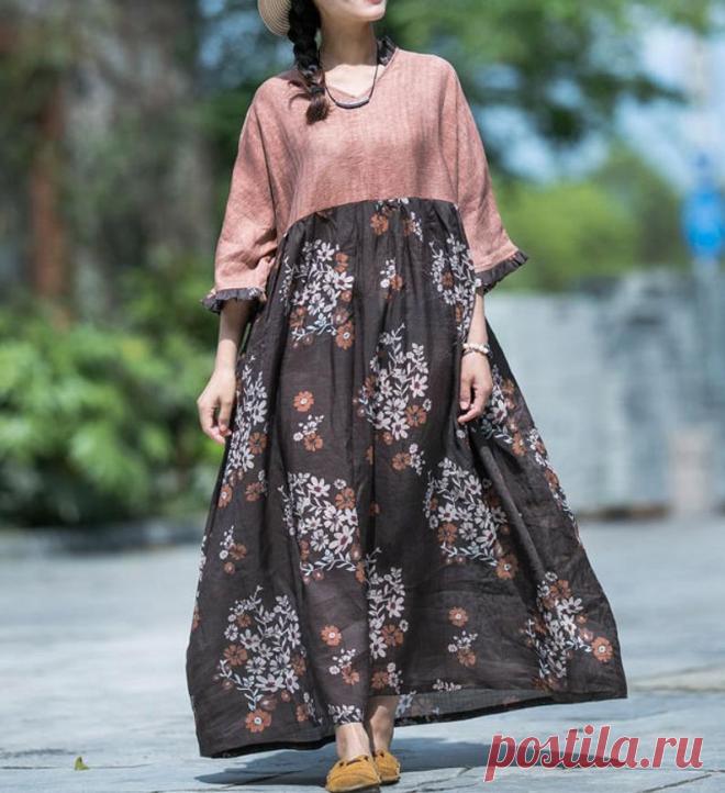 Women plus size dress cocktail dress Printed Dresses high | Etsy