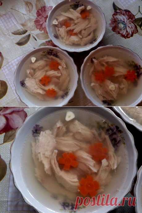 (+1) тема - Домашнее прозрачное заливное из курицы - просто и вкусно!!! | Любимые рецепты