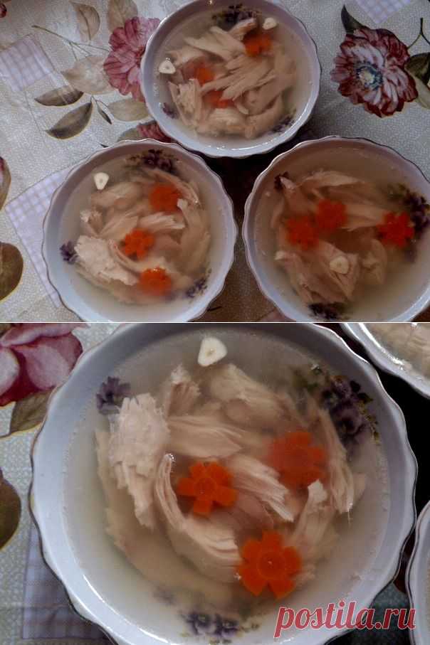 (+1) тема - Домашнее прозрачное заливное из курицы - просто и вкусно!!! | Любимые рецепты