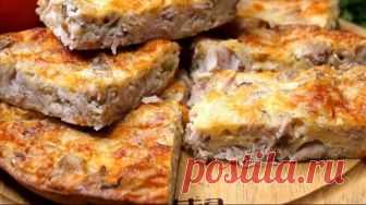 Легкий куриный пирог-запеканка