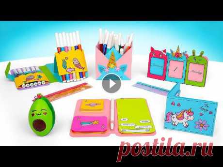 7 ИДЕЙ КРУТЫХ И ЛЕГКИХ ПОДЕЛОК ИЗ БУМАГИ! Привет, ребята! Сегодня мы окунемся в волшебный мир поделок из бумаги! ???? 00:48 - Сперва мы сделаем чудесный маленький органайзер, в котором можно х...