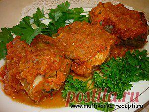 Рыба под овощным маринадом в мультиварке |