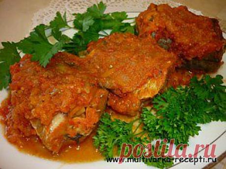 Рыба под овощным маринадом в мультиварке |