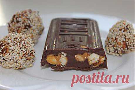 Рецепт шоколадных конфет. Сникерс по-украински - потрясающе вкусное лакомство | Кухарим