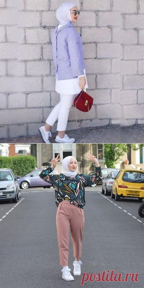 Daily Style Ideas With White Hijab Scarf - Hijab-style.com
