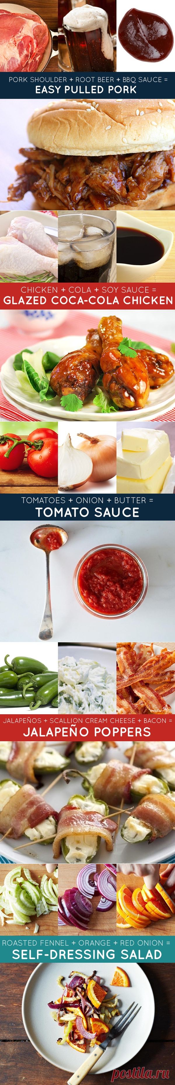 13 мгновенных рецептов с тремя ингредиентами