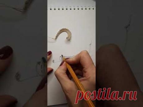 Примерная схемка завитка.