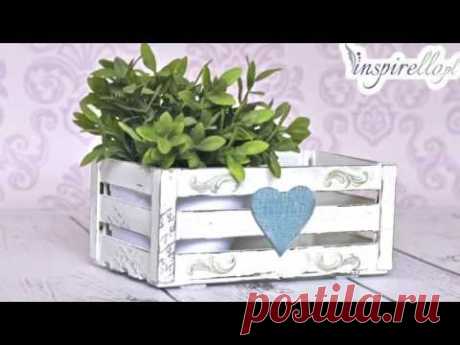 Decoupage kroku po kroku - skrzynka z serduszkiem (zwiastun)