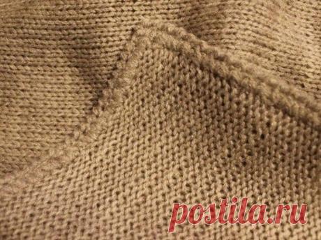 Учимся обрабатывать край изделия из категории Интересные идеи – Вязаные идеи, идеи для вязания