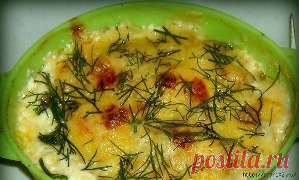 Кальмаровый жульен.