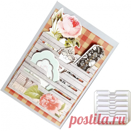 Новый карманный металлический высекальный штамп для швов, креативная коллекция для скрапбукинга, альбома, бумаги | AliExpress