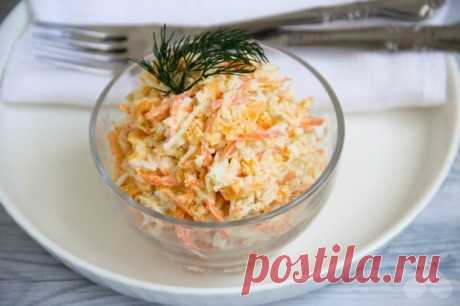 Салат с курицей и морковью — Мой садочек