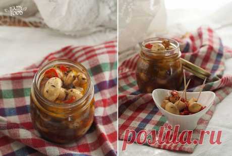HAPPYFOOD - Острые маринованные шампиньоны