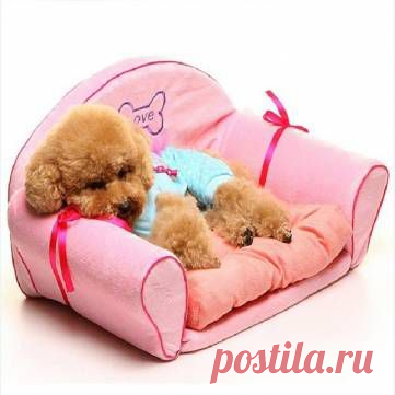 Благородство Розовый Собака Диван Pet Bed Пито - 2 200 руб.