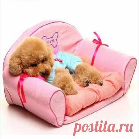 Благородство Розовый Собака Диван Pet Bed Пито - 2 200 руб.