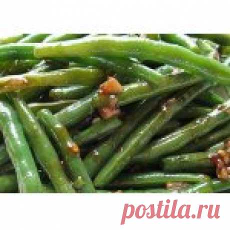 Стручки зеленой фасоли по-китайски Кулинарный рецепт