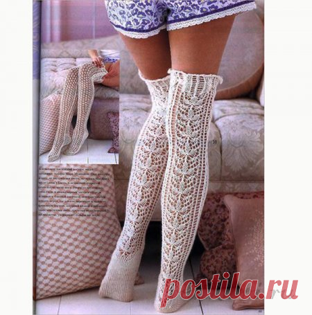 Вязаные гольфы &raquo; Сайт "Ручками" - делаем вещи своими руками