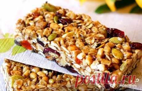 Козинаки из овсяных хлопьев - пошаговый рецепт с фото на Повар.ру