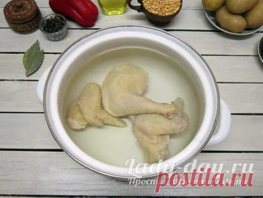 Гороховый суп с курицей и болгарским перцем, рецепт с фото | Простые рецепты с фото