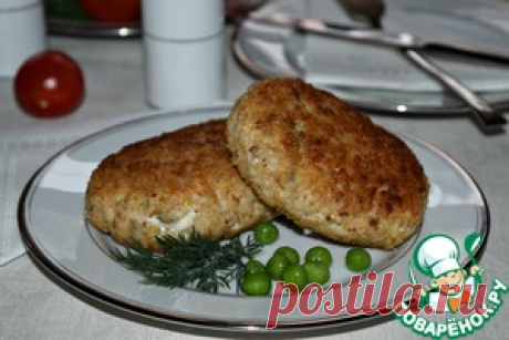 Зразы рыбные с зеленым горошком - кулинарный рецепт