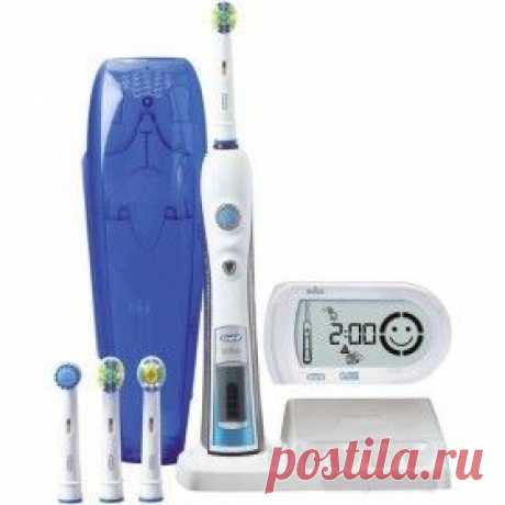 Купить Зубная щетка Braun Oral-B Triumph PC 5000/34.545.5X белый / Интернет-магазин &quot;Vseinet.ru&quot;
Новая модель электрической зубной щетки Braun Oral-B Professional Care 5000 Triumph (D34.545.5X) подарит Вам ослепительную улыбку, о которой Вы всегда мечтали. Благодаря внедренной в щетку передовой 3D технологии, суть которой заключается в частых возвратно-вращательных и пульсирующих движениях, каждый зуб будет очищен со всех сторон.