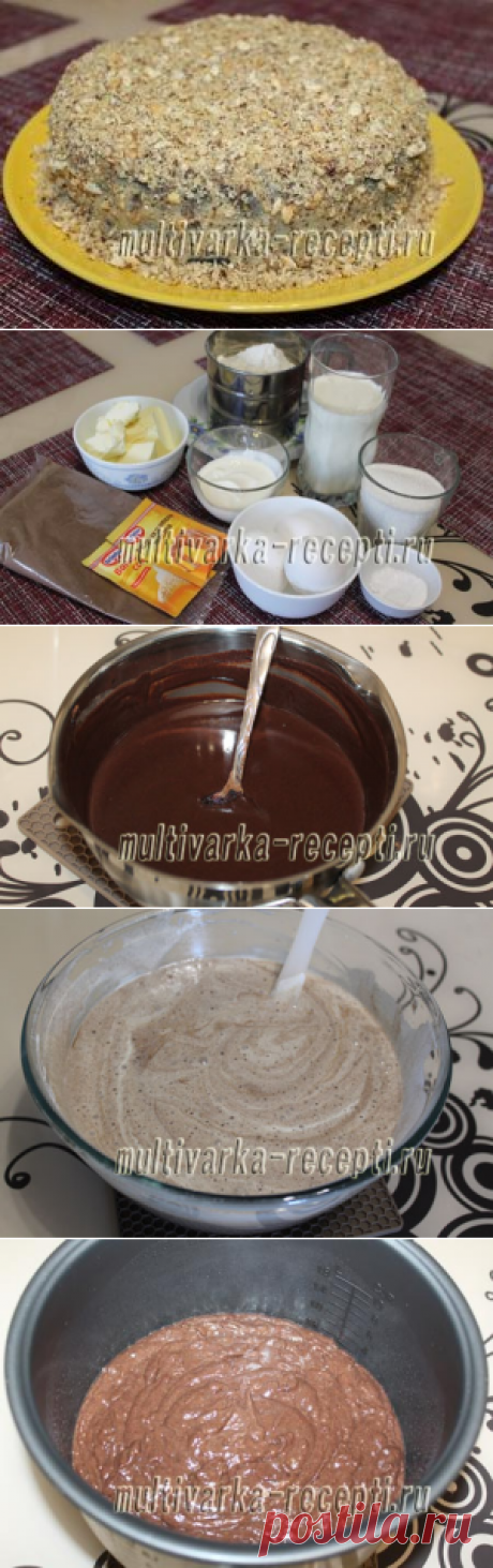 Черемуховый торт в мультиварке, пошаговый рецепт с фото