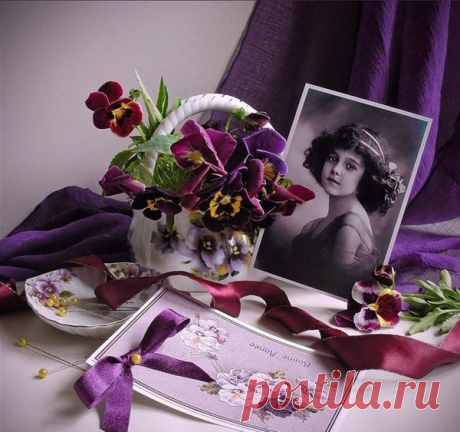 Анютины глазки.