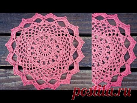 Coral Dreams Crochet Doily Tutorial - Easy Pattern