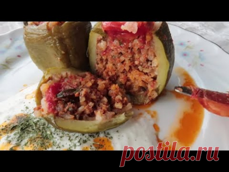 ОБОЖАЕТ ВСЯ СЕМЬЯ ЭТИ КАБАЧКИ! ТУРЕЦКАЯ ДОЛМА И СКАЗОЧНО-ВКУСНЫЙ САЛАТ ИЗ КАБАЧКА/ДВА РЕЦЕПТА
