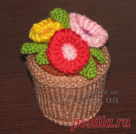 вязаные цветы - 000028 » Домашняя кулинария и ручная работа