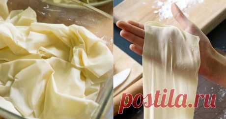 Невероятное пергаментное тесто. Простой способ приготовления