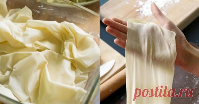 Невероятное пергаментное тесто. Простой способ приготовления