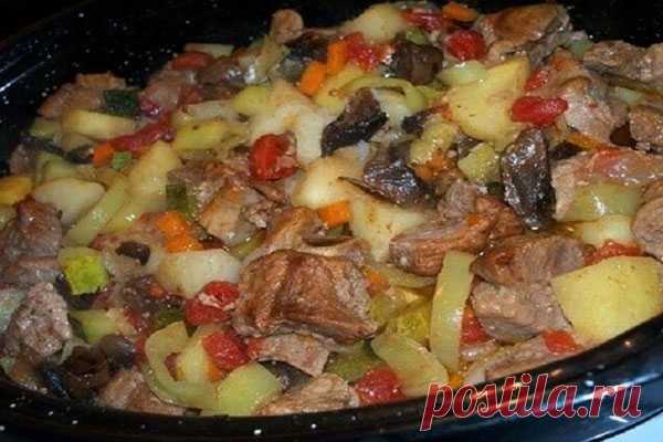 Жаркое в духовке. Это всегда очень вкусно