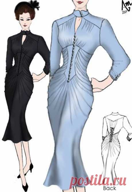 1930's Dress designed by Amber Middaugh | Dresses