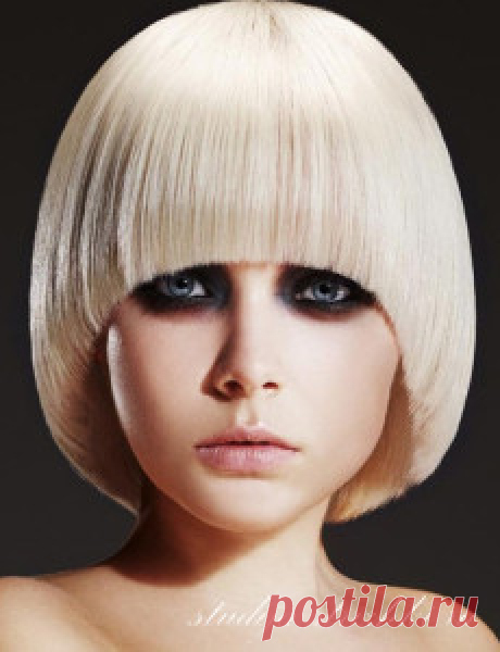 Стрижка Паж с длинной челкой | Стрижки и Прически