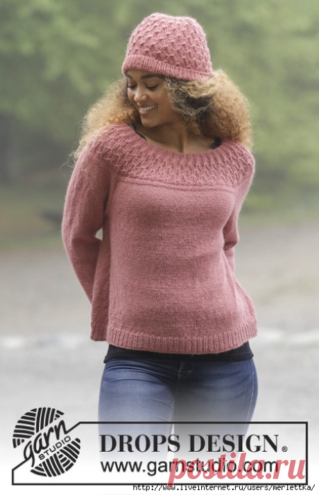 Пуловер и шапка Namdalen (Автор перевода: Наталья Санникова)