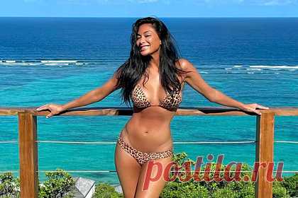 Николь Шерзингер удивила фанатов молодостью на снимке в купальнике. Популярная американская певица и солистка группы The Pussycat Dolls Николь Шерзингер поделилась откровенными снимками с отдыха и восхитила поклонников. 43-летняя исполнительница сфотографировалась стоящей на балконе на фоне океана в коричнево-черном купальнике с анималистичным принтом.