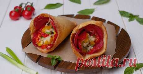 Пицца в конусе: и вкусно, и красиво, и необычно