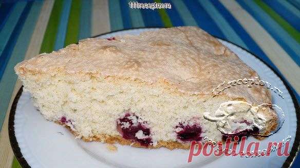 Шарлотка с вишней | Ваши любимые рецепты