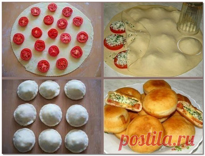 Вкусные пирожки из хрустящего теста