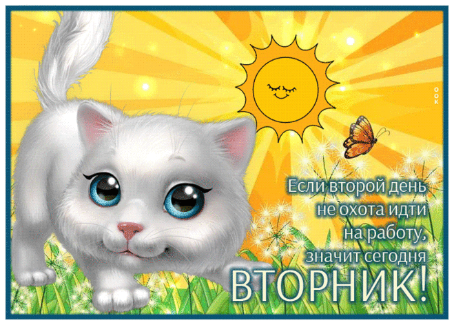 Интересная картинка вторник с текстом